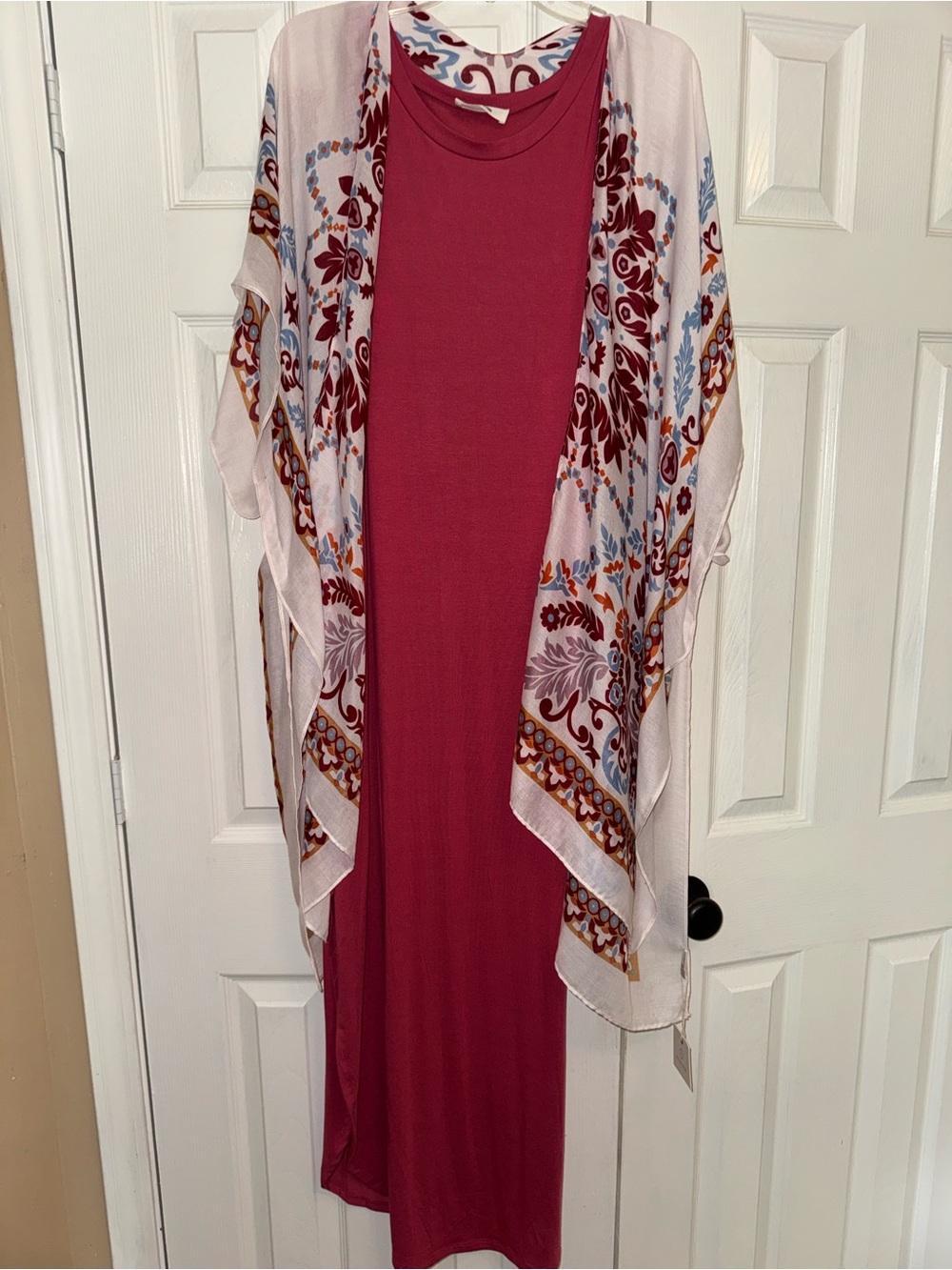 New Zenana Outfitters XL Maxi Dress & Kimono